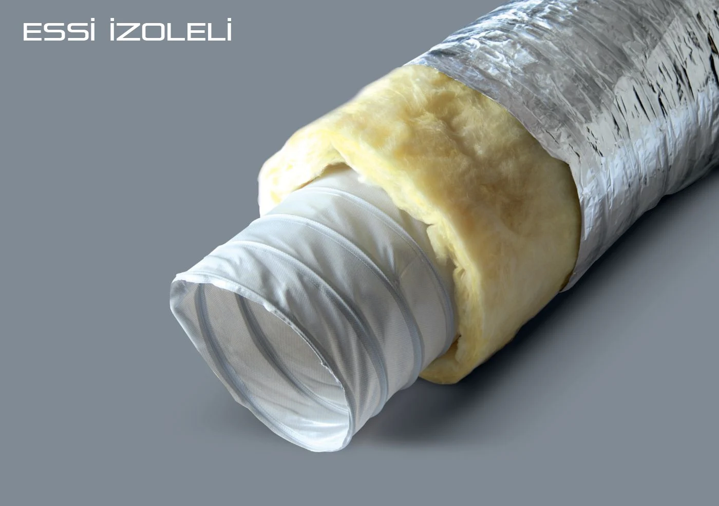 Essi izoleli endüstriyel esnek kanal