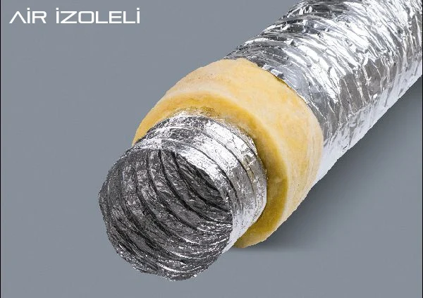 Air izoleli alüminyum esnek hava kanalı